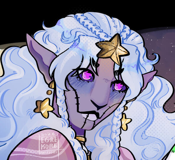 Cosmic Stars : Artfight Illustration